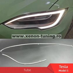 Set fibra reparatie lumini de zi DRL far stanga Tesla Model S 2017-2023 - LG-Model S Left