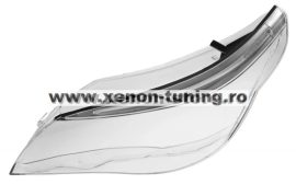 Sticla far stanga pentru BMW Seria 5 E60/E61 far cu Halogen H7 sau Xenon fara adaptiv (2004-2010) - HB153-STANGA / HCE60-STANGA