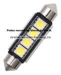   Led auto sofit Canbus cu 4 SMD 5050 41 mm - FT-5050-4SMD-41MM