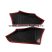 Set 2 Ornamente laterale negru mat Ford Ranger T6, T7, T8 2012-2022 - SVDT801