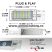 Set 2 Lampi Led iluminat interior, picioare - (BTLL-055) OR-7414