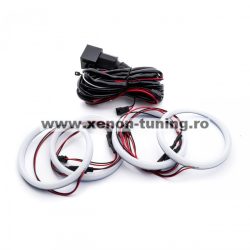 Kit Angel Eyes LED COTTON BMW E60 Facelift cu sau fara xenon din fabrica - 2x106mm+2x120mm