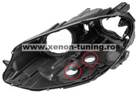 Carcasa far stanga pentru Golf 7 / Golf VII Fara Facelift pentru farul xenon cu 2 module (2013 - 2016) - HV169-STANGA