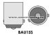 Led auto galben BAU15S 50W, 12V - 24V cu leduri EPISTAR