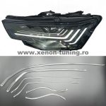   Kit Fibra dreapta pentru reparatie lumini de zi DRL far Audi A6 C8 Matrix 2019-2022 - LG-A6L-M-1922 Right