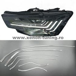 Kit Fibra dreapta pentru reparatie lumini de zi DRL far Audi A6 C8 Matrix 2019-2022 - LG-A6L-M-1922 Right