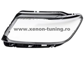 Sticla far stanga pentru Volkswagen Tiguan cu far LED Low Configuration (2017 - 2020) pentru farurile fara spalator - HCTiguan-1718 / HV033-STANGA