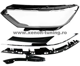 Sticla far stanga pentru Passat B8 (2015 - 2019) pentru farurile Valeo cu LED - HV010/HV223-STANGA + HV224-STANGA Sticla far stanga pentru Passat B8 (2015 - 2019) pentru farurile Valeo cu LED - HV010/HV223-STANGA + HV224-STANGA