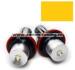   Led marker cu lumina galbena, putere 6W, pentru BMW E39, E60/E61, E53, E83, E87 - E39-6W-AMBER