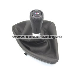 Nuca Maneta Schimbator viteze cu sigla M pentru BMW Seria 1 E81, E82, E87, E88, 6 trepte manual - GSHH-M-06 Nuca Maneta Schimbator viteze cu sigla M pentru BMW Seria 1 E81, E82, E87, E88, 6 trepte manual - GSHH-M-06