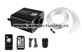 Kit Fibra Optica Plafon Instelat 16W cu TWINKLE, RGBW 550 Fire 4M 0.75mm cu aplicatie - AMB73