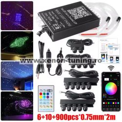 Kit Plafon Instelat + stele cazatoare 16W RGBW 900 fire la 2m combinate - 16WRGB 28#-31