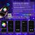 Kit Plafon Instelat + stele cazatoare 16W RGBW 900 fire la 2m combinate - 16WRGB 28#-31