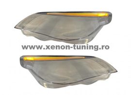 Set 2 sticle faruri BMW Seria 5 E60/E61 far cu Halogen H7 sau Xenon fara adaptiv (2004-2010) - HB153 / HCE60