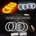 Kit Angel Eyes LED COTTON Semnalizare BMW E92, E93 - 2x100mm + 2x120mm