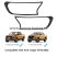 Set 2 ornamente faruri negru mat Ford Ranger T7, T8 2016-2022 - HLCT7T8