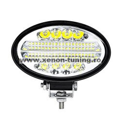 Proiector LED Auto Offroad Oval 24W/12V-24V, 1800 Lumeni, Combo Beam - KH-24W-O1