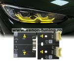  Set module CSL Style Lumini de Zi DRL BMW Seria 4 G22, G23 pentru faruri fara Laser - 63119851047, 63119851048, 63119851049, 63119851050 - fara laser