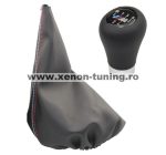   Nuca Maneta Schimbator viteze cu sigla M pentru BMW Seria 3 E46, E36, E30, Seria 5 E34, Z3 5 trepte manual - GSHH-M-040