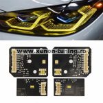   Set module CSL Style DRL si semnalizare BMW Seria 4 G22, G23 - 63119851047, 63119851048, 63119851049, 63119851050 - pentru farurile Laser