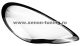 Sticla far dreapta pentru Porsche Panamera (2011 - 2014) cu rama Neagra - HR005Black-DREAPTA