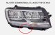 Sticla far dreapta pentru Volkswagen Tiguan cu far LED Low Configuration (2017 - 2020) - HCTiguan-1718 / HV033-DREAPTA