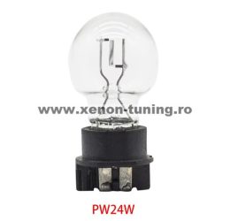 Bec Auto PW24W / 12182 12V, 24W pentru Lumini de zi DRL / Daylight PW24W-HALOGEN-3800K Bec Auto PW24W / 12182 12V, 24W pentru Lumini de zi DRL / Daylight PW24W-HALOGEN-3800K