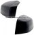 Set 2 capace oglinda negru mat Ford Ranger T9 2022-prezent - DMCT901