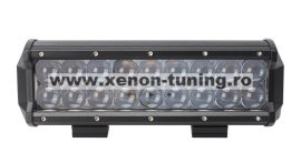 LED Bar Auto Offroad 4D 54W/12V-24V, 4590 Lumeni, 9"/23 cm, Spot Beam 12 Grade