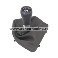 Nuca Maneta Schimbator viteze cu sigla M pentru BMW Seria 1 E81, E82, E87, E88, 5 trepte manual - GSHH-M-05 Nuca Maneta Schimbator viteze cu sigla M pentru BMW Seria 1 E81, E82, E87, E88, 5 trepte manual - GSHH-M-05
