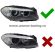 Cablaj far dreapta pentru BMW Seria 5 F10/F11 fara Facelift fara AFS (2010-2013) - 63117271912 / 63117271910 - F1001-DREAPTA
