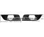 Set 2 Ornamente negru mat proiectoare ceata Ford Ranger T7 2015-2018 - FLCT701