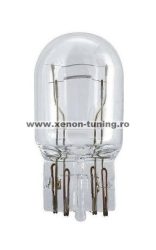 Bec Auto cu Halogen T20 7443 W21/5W 12V CLEAR Regular