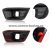 Set 2 Ornamente proiectoare ceata negru mat Ford Ranger T8 XL, XLT, Limited 2019-2022 - FLCT8X