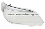   Sticla far dreapta pentru BMW Seria 5 E60/E61 far Xenon fara adaptiv (2004-2007) - HCE60-0407-DREAPTA