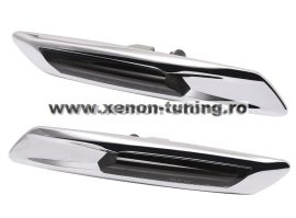 Set 2 Semnalizari Cromate Aripa BMW F10, F11, F07 Dinamice, Secventiale - V-17010536LG Set 2 Semnalizari Cromate Aripa BMW F10, F11, F07 Dinamice, Secventiale - V-17010536LG