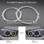   Set Fibra reparatie Angel Eyes DRL far dreapta BMW Seria 5 GT F07 2010-2017 - LG-F07-1117 Right