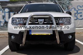 Bullbar inox inalt Dacia Duster 2010 - 2017 2,5"/64mm RNA0063
