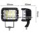 Proiector LED Auto Offroad Bicolor, alb si galben, 12-24V, 45W, cu functie stroboscop, spot beam 30 grade - KWD45W WY