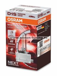 Bec Xenon D1S OSRAM Xenarc NIGHT BREAKER LASER Next Generation, +200% 66140