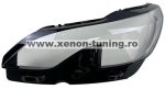   Sticla far stanga pentru Peugeot 3008, 4008 cu faruri LED  (2016 - 2019) - HP024-STANGA