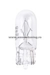 Bec Auto cu Halogen T10 / W5W 5W 12V CLEAR Regular