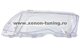 Sticla far stanga pentru BMW Seria 3 E46 Facelift (2001 - 2005) - HB011-STANGA