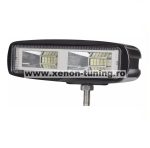   Proiector LED Auto Offroad 60W/12V-24V, 2200 Lm, Lungime 16 cm, Combo Beam KWC60W