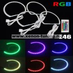   Kit Angel Eyes LED SMD BMW E36 RGB cu 16 culori cu telecomanda