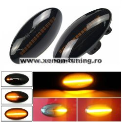 Set 2 Semnalizari Aripa LED Dinamice Secventiale Opel Agila MK2 - D0522