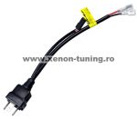   Cablu adaptor de la bec H4 la bec H1 - pentru instalarea lupelor bifazice cu H1 si a lupelor biled - TW-41