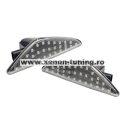 Set 2 Semnalizari Aripa LED clare pentru X3 F25, X5 E70, X6 E71 - BTLL-242S