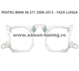 Set 2 rame adaptoare la lupe Hella G5 pentru BMW X6 E71 - pentru faza lunga - HPB-035