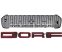 Grila radiator negru mat cu contur rosu, leduri portocalii, Ford Ranger T8 2019-2022 - FGT81920 Red